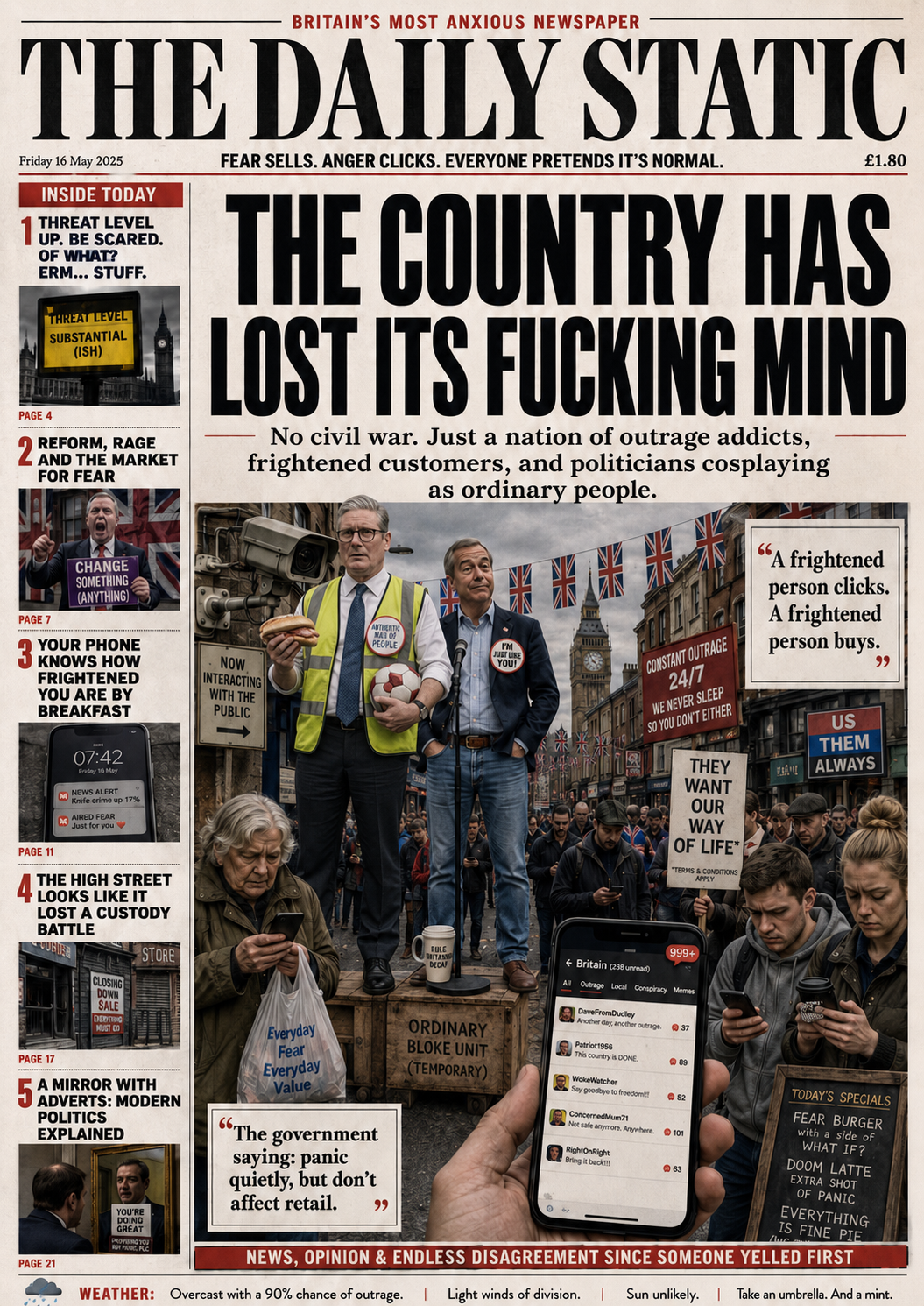 The Country has Lost It’s Fucking Mind