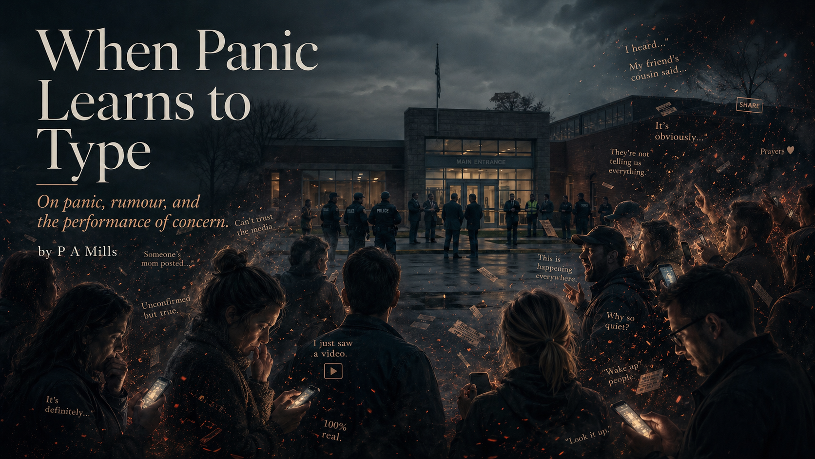 When Panic Learns To Type